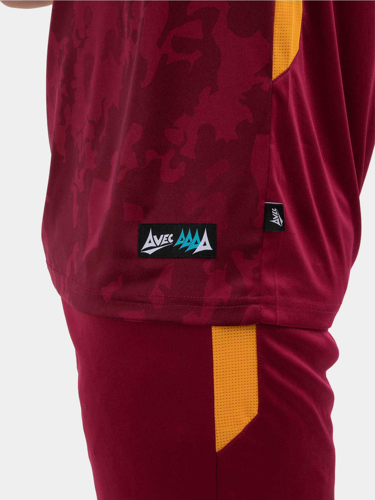 picture of pro intent jersey - claret/amber