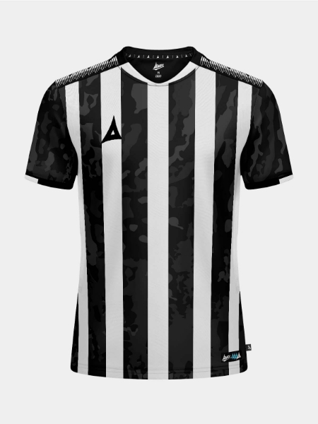 Picture of PRO INTENT STRIPE JERSEY - BLACK/WHITE