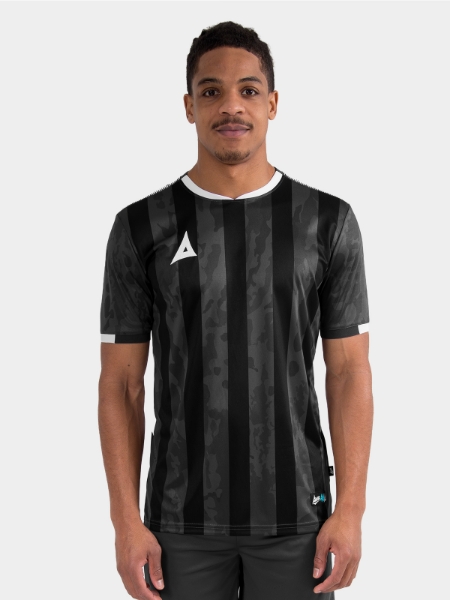 Picture of PRO INTENT STRIPE JERSEY - ANTHRACITE/BLACK