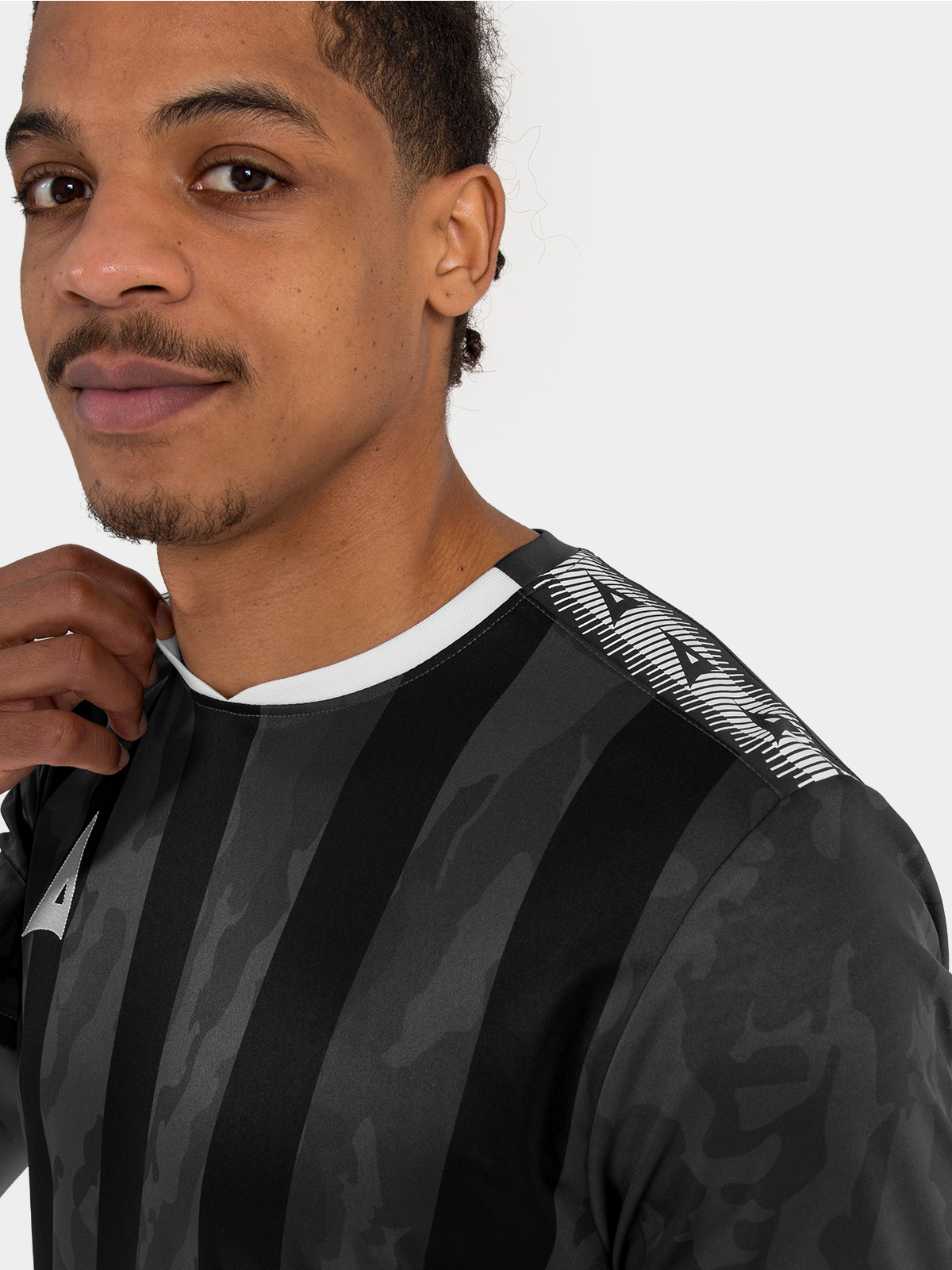 picture of pro intent stripe jersey - anthracite/black