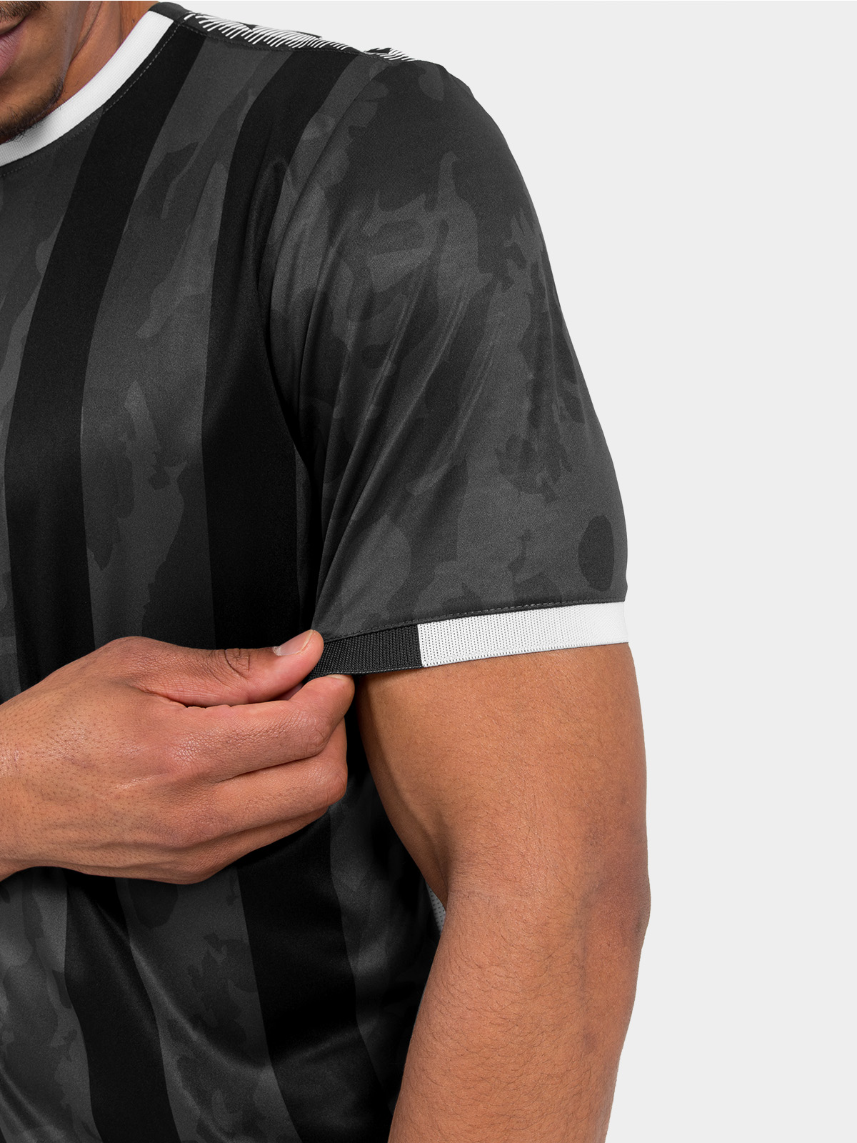 picture of pro intent stripe jersey - anthracite/black
