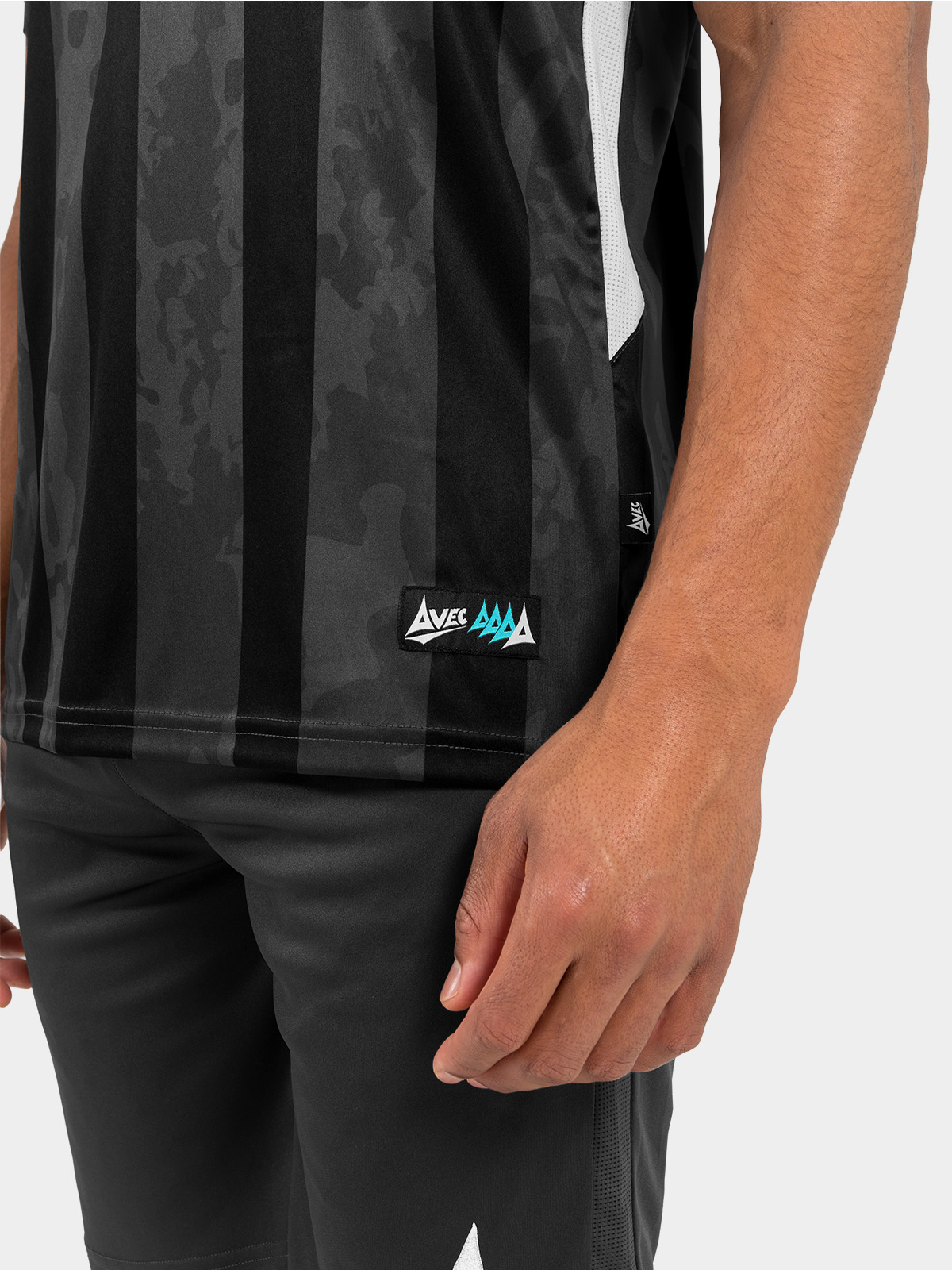 picture of pro intent stripe jersey - anthracite/black