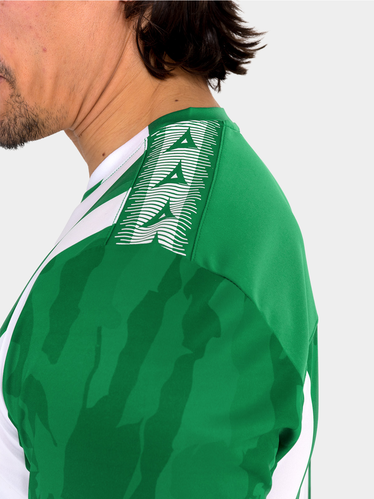 picture of pro intent stripe jersey - green/white