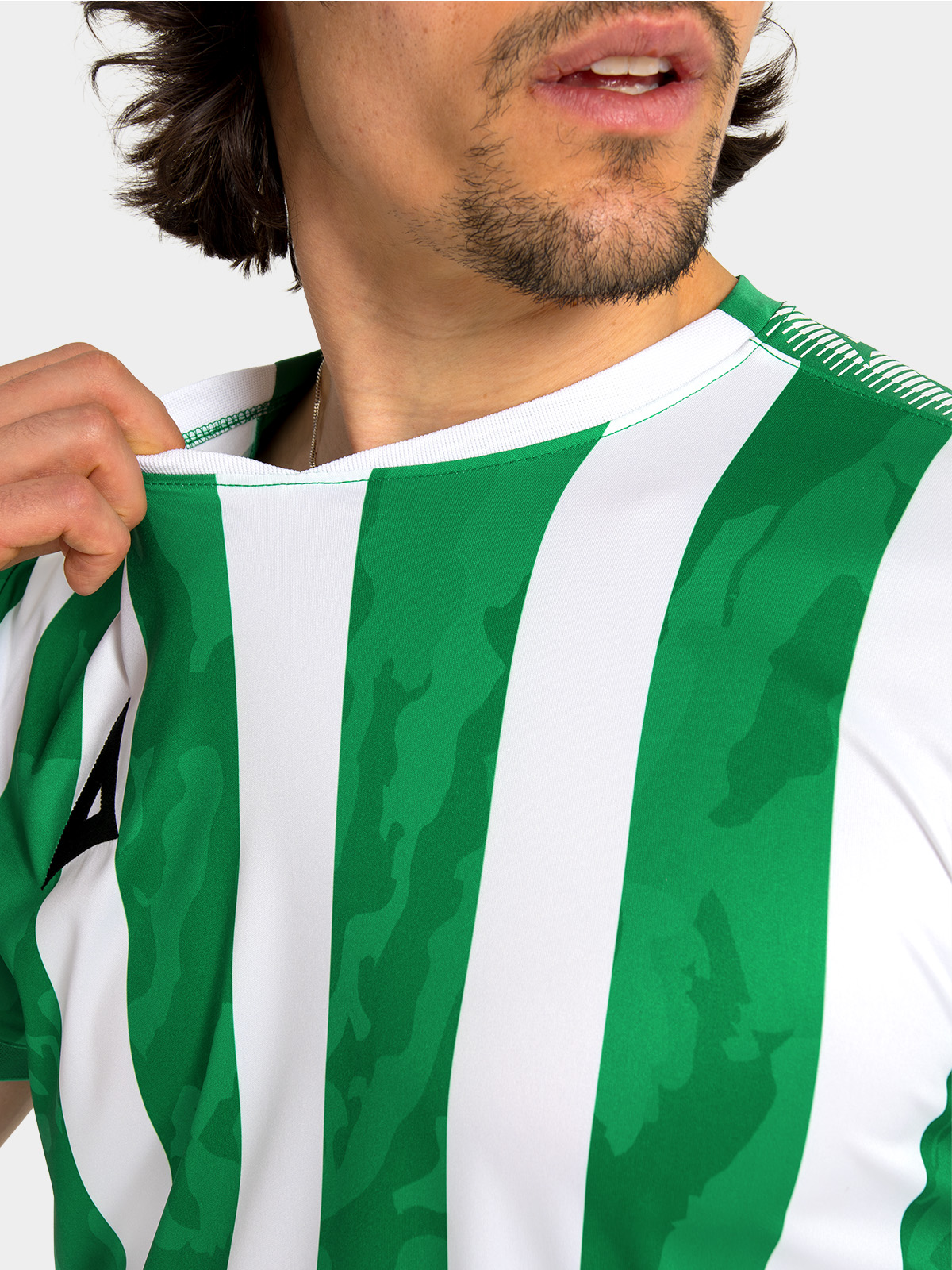 picture of pro intent stripe jersey - green/white