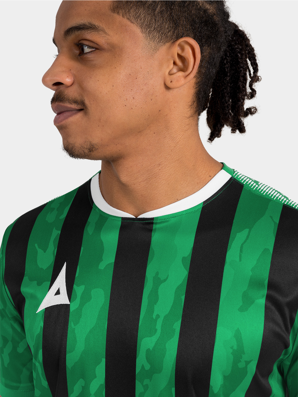 picture of pro intent stripe jersey - green/black