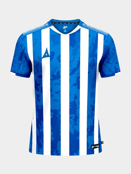 Picture of PRO INTENT STRIPE JERSEY - ROYAL/WHITE
