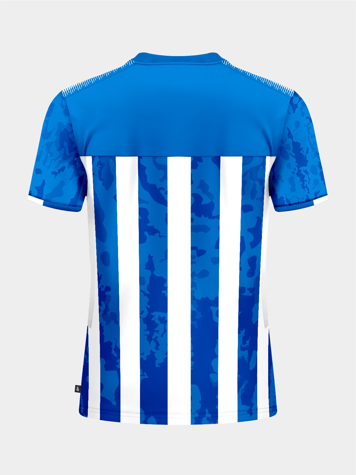 picture of pro intent stripe jersey - royal/white