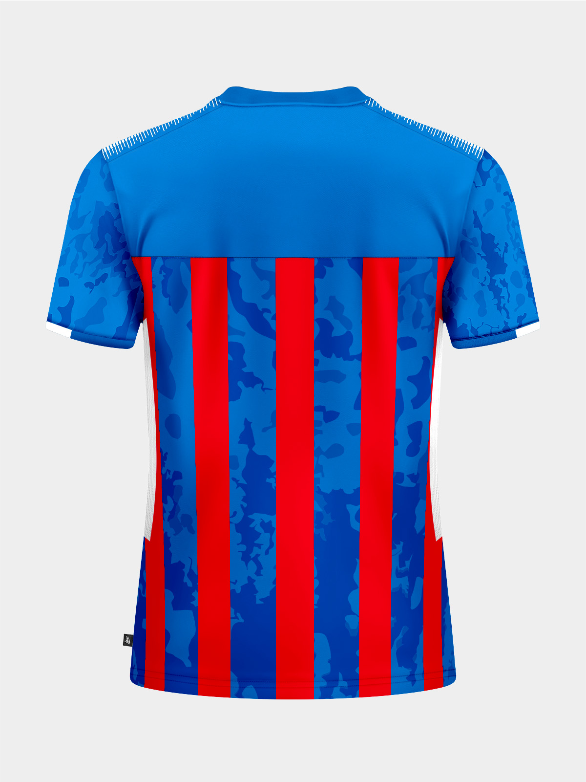 picture of pro intent stripe jersey - royal/red