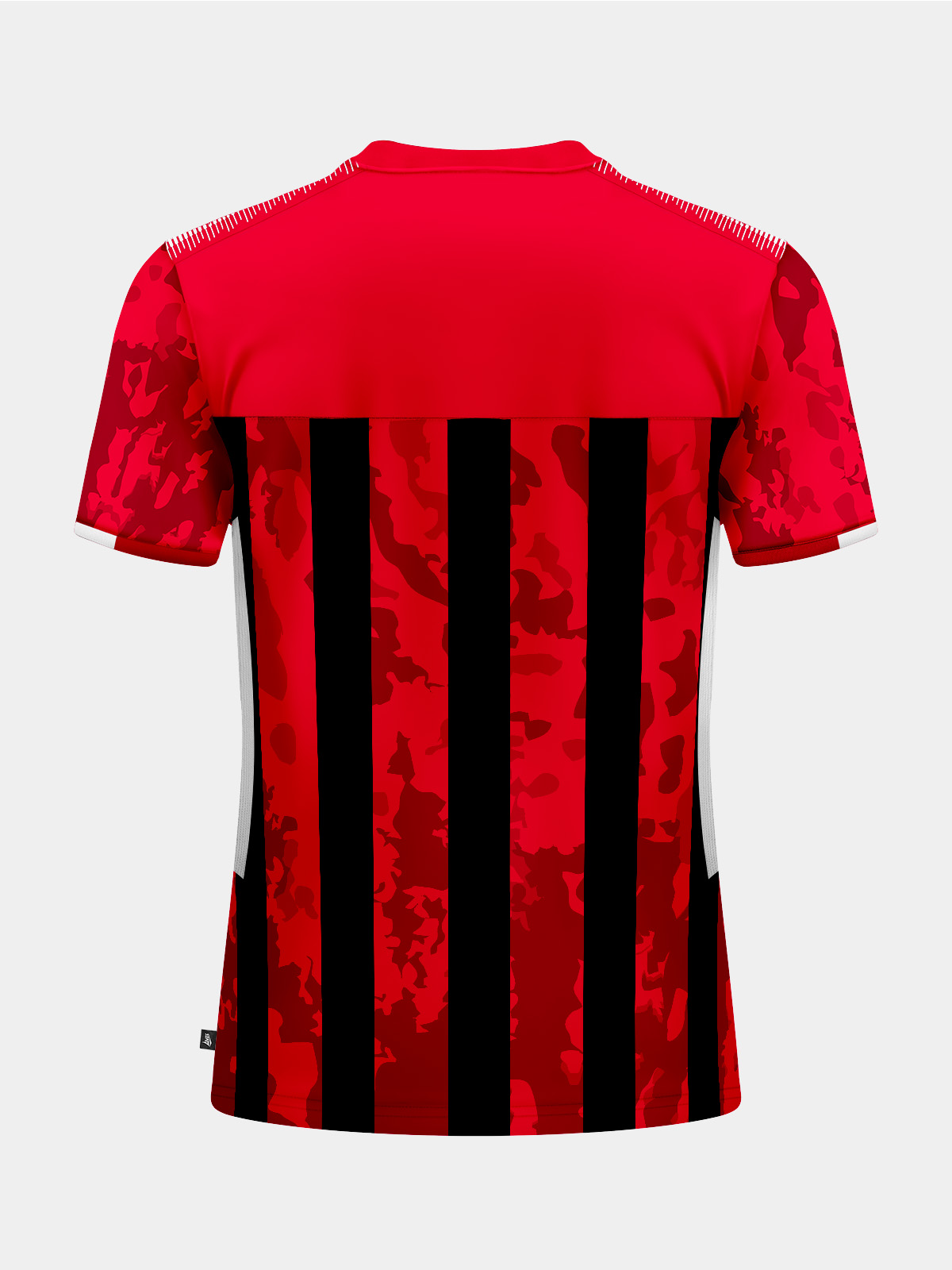 picture of pro intent stripe jersey - red/black