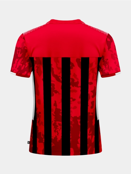 Picture of PRO INTENT STRIPE JERSEY - RED/BLACK