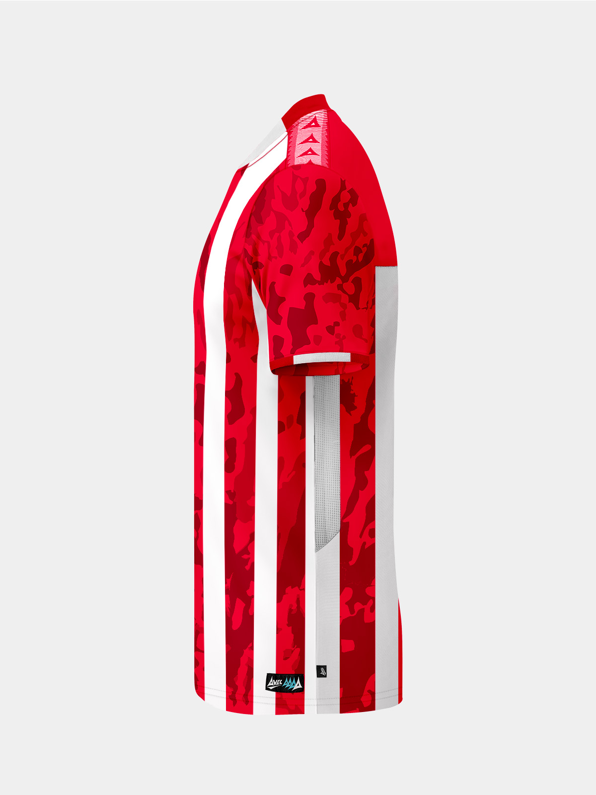 picture of pro intent stripe jersey - red/white