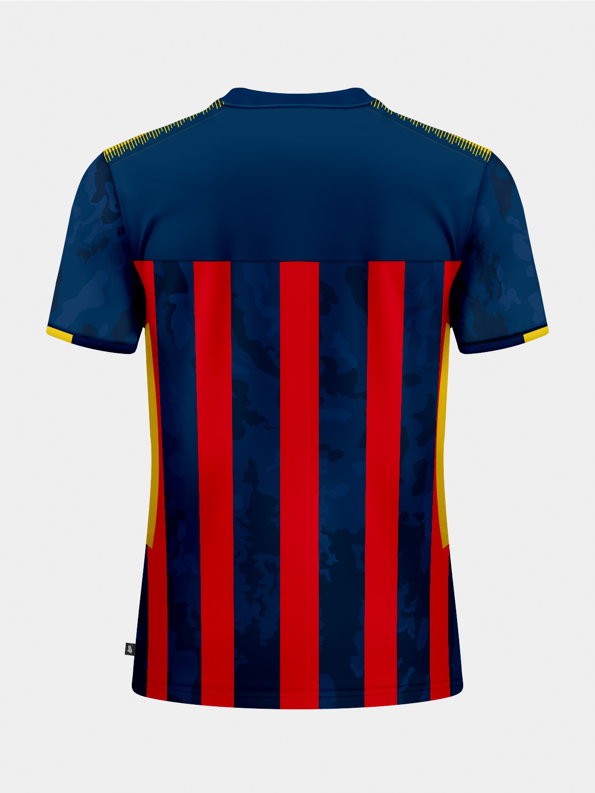 picture of pro intent stripe jersey - navy/red/yellow