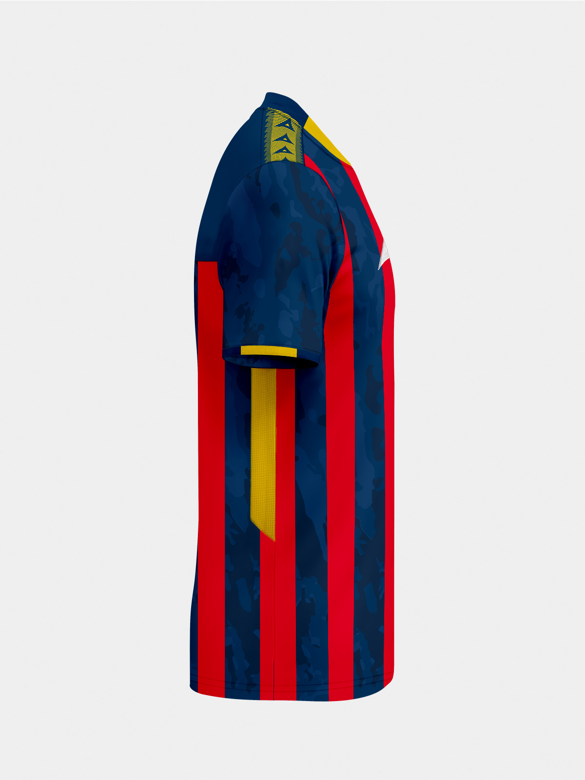 picture of pro intent stripe jersey - navy/red/yellow