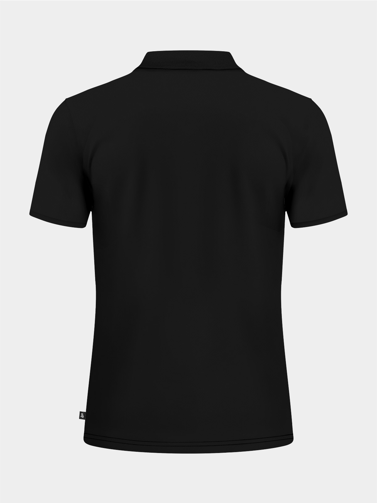 picture of focus 2 tech polo - black