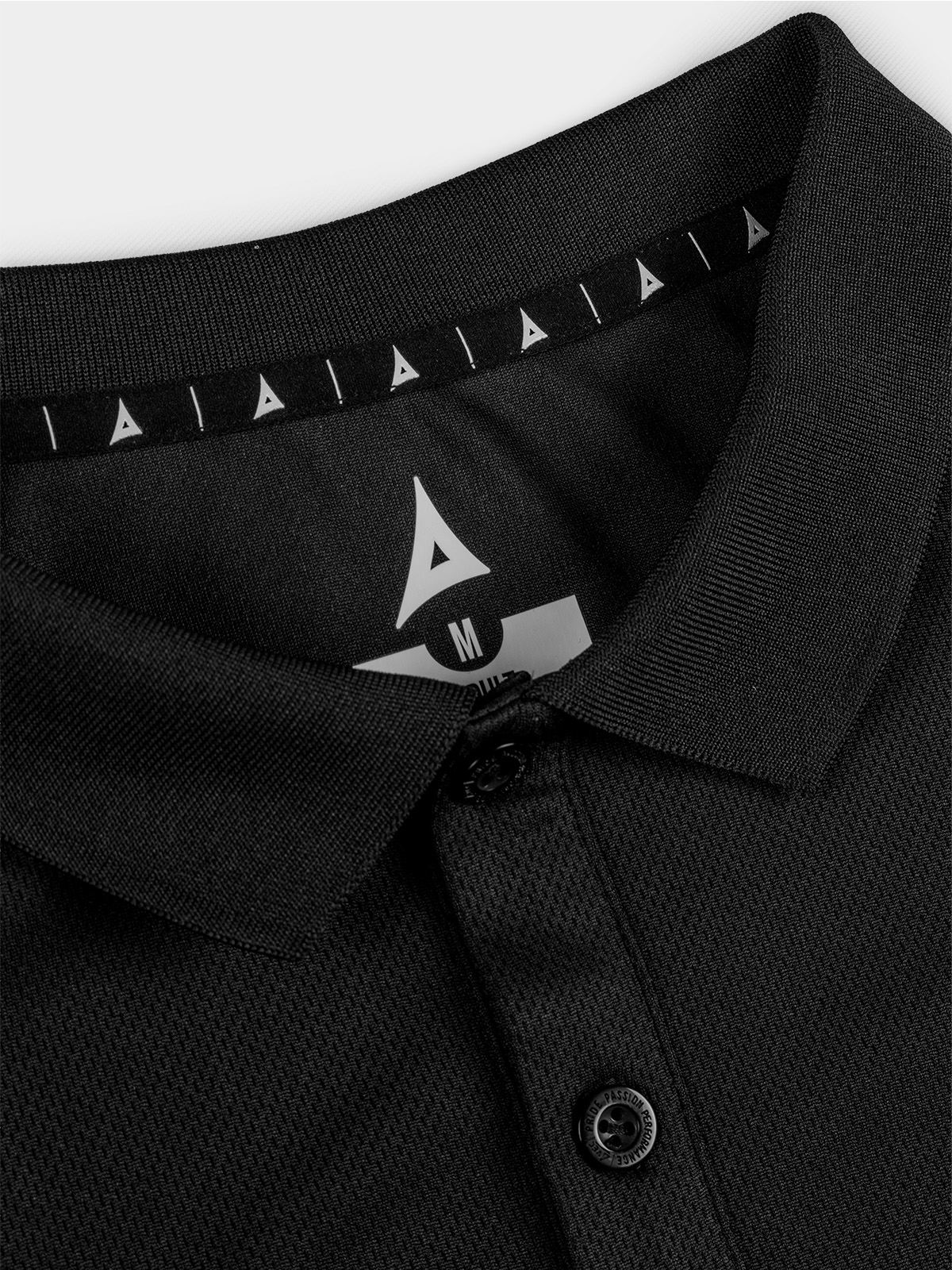 picture of focus 2 tech polo - black