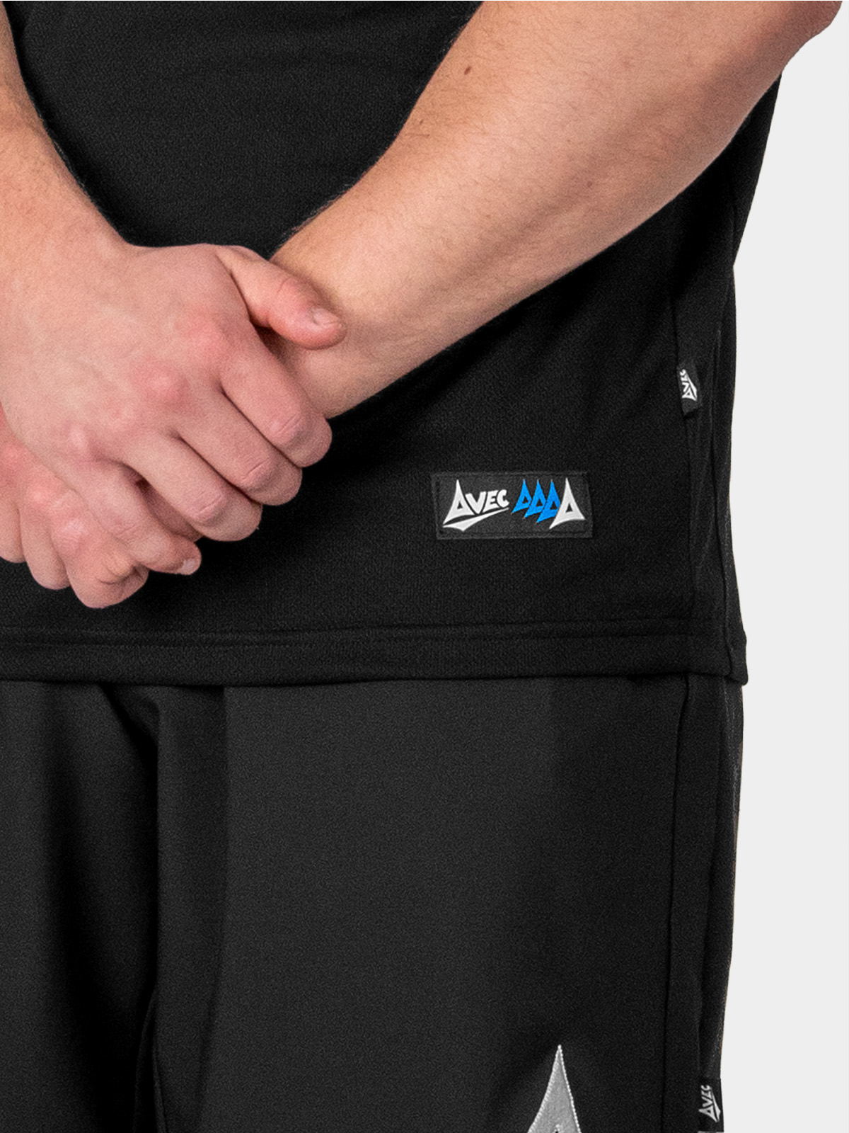 picture of focus 2 tech polo - black