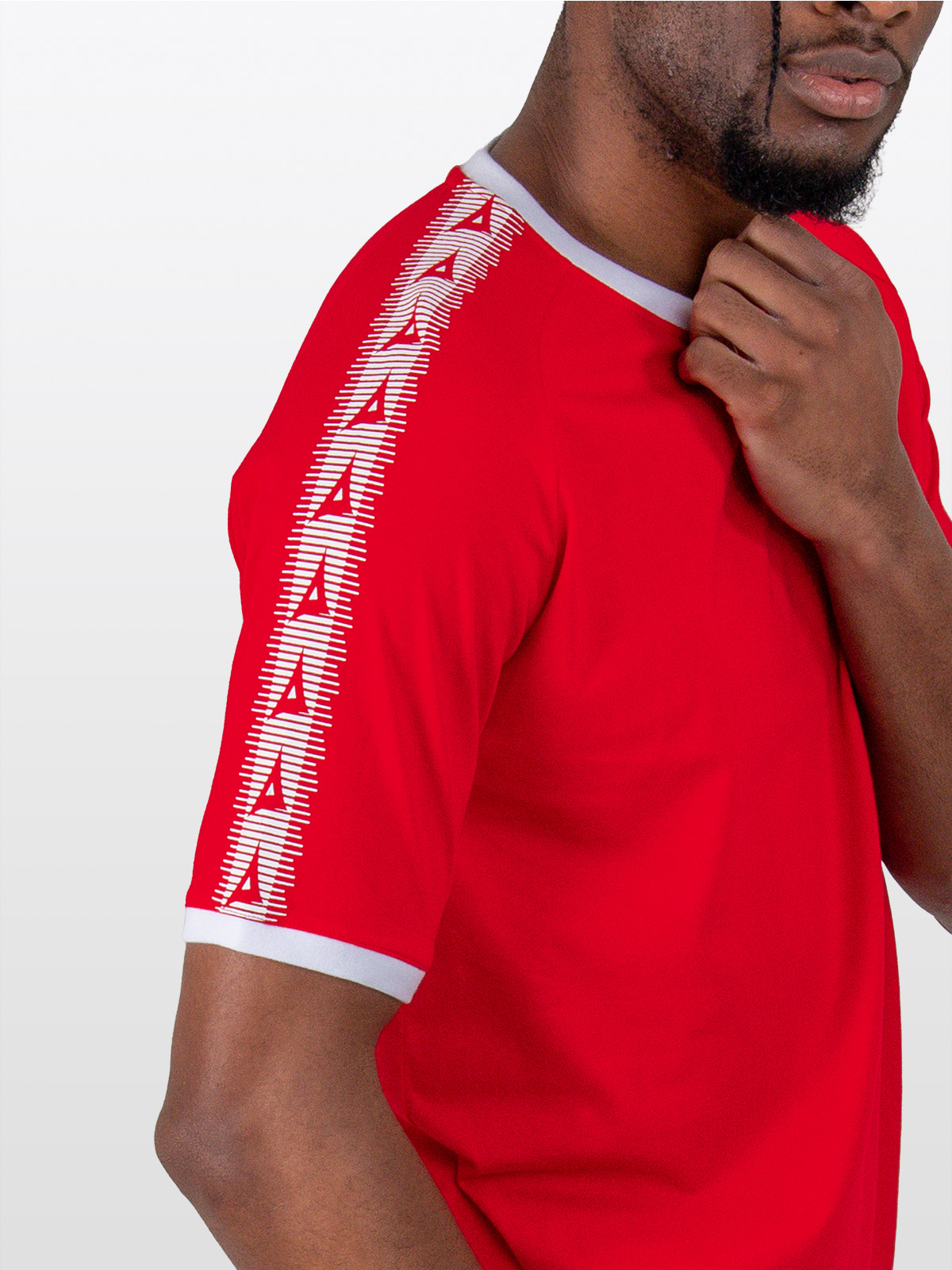 picture of evolve t-shirt - red