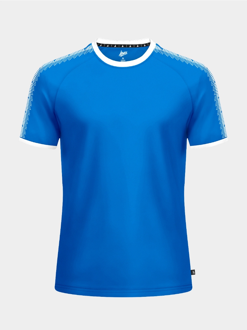 Front View of the Avec Evolve Royal Blue T-Shirt