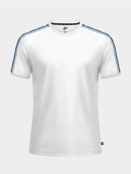 	Front View of the Avec Evolve White T-Shirt