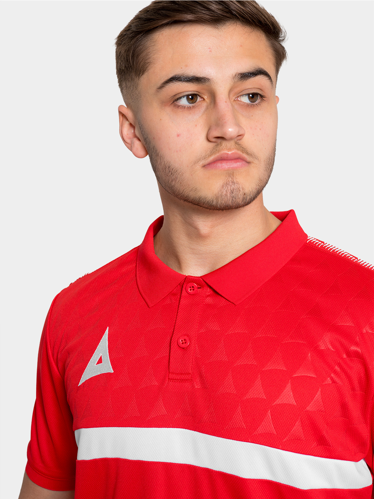 picture of evolve pro tech polo - red