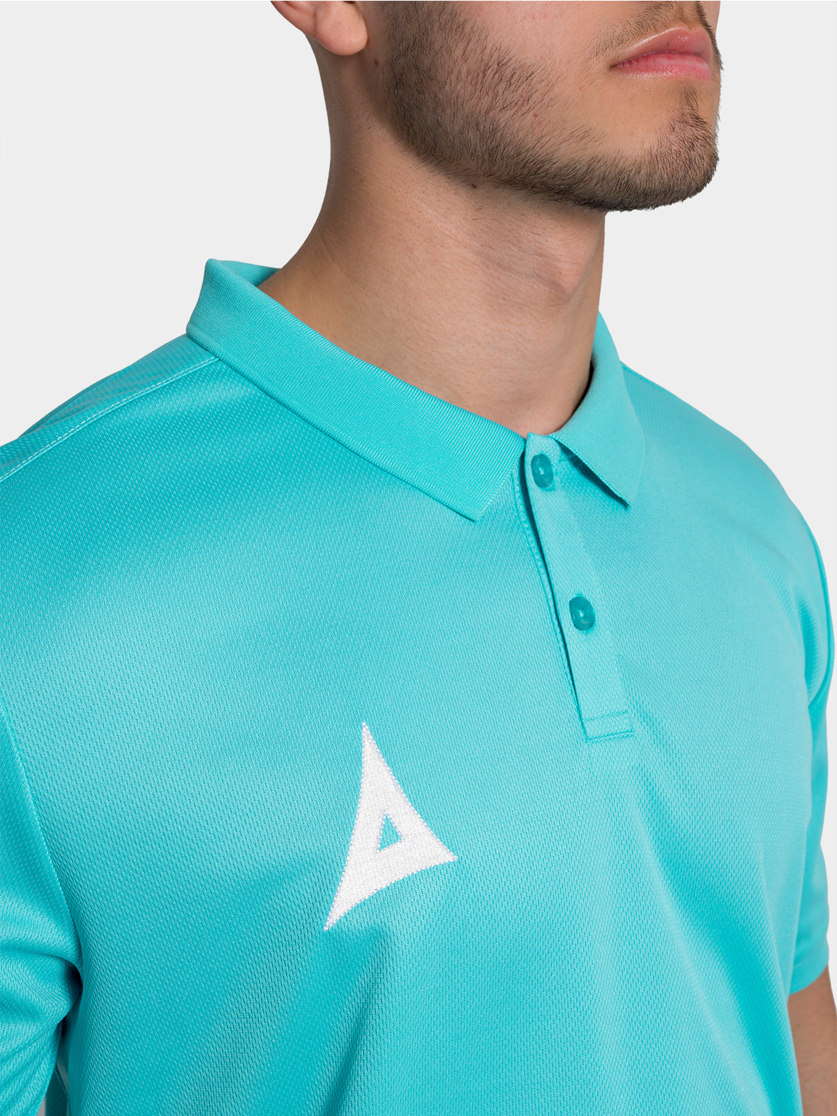picture of focus 2 tech polo - hyper blue