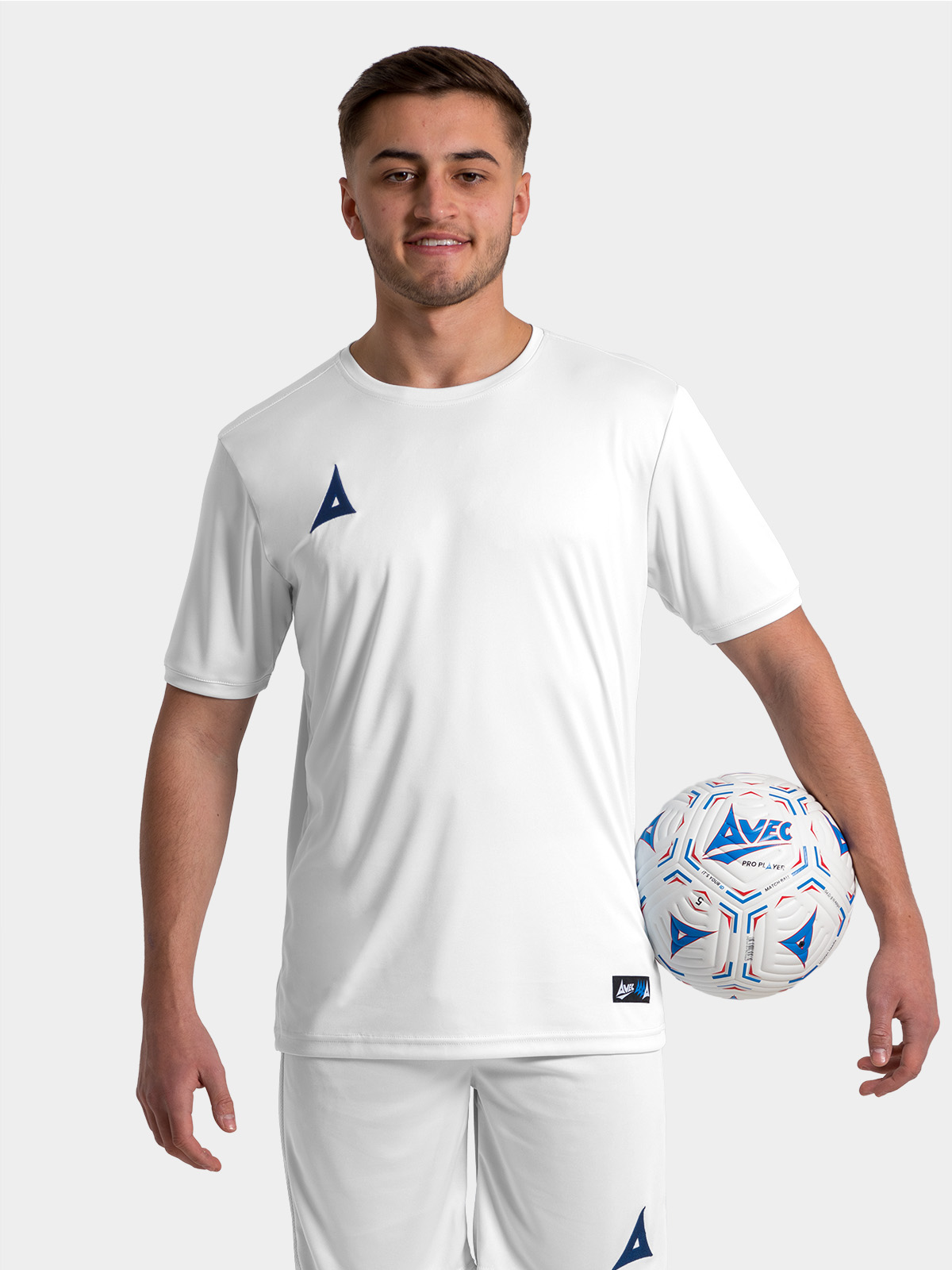 picture of focus 2 classic jersey - white/navy