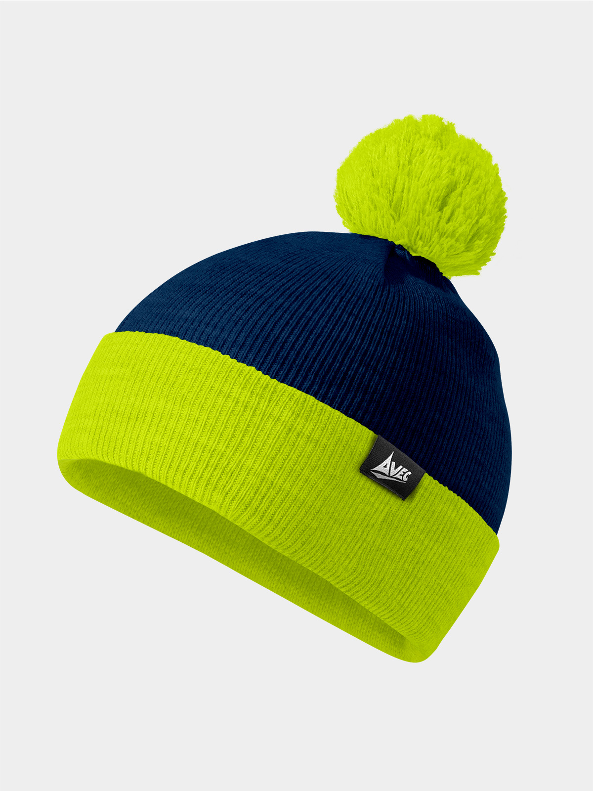 picture of bobble hat - navy