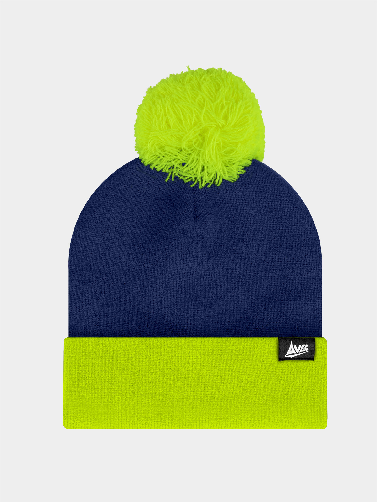 picture of bobble hat - navy