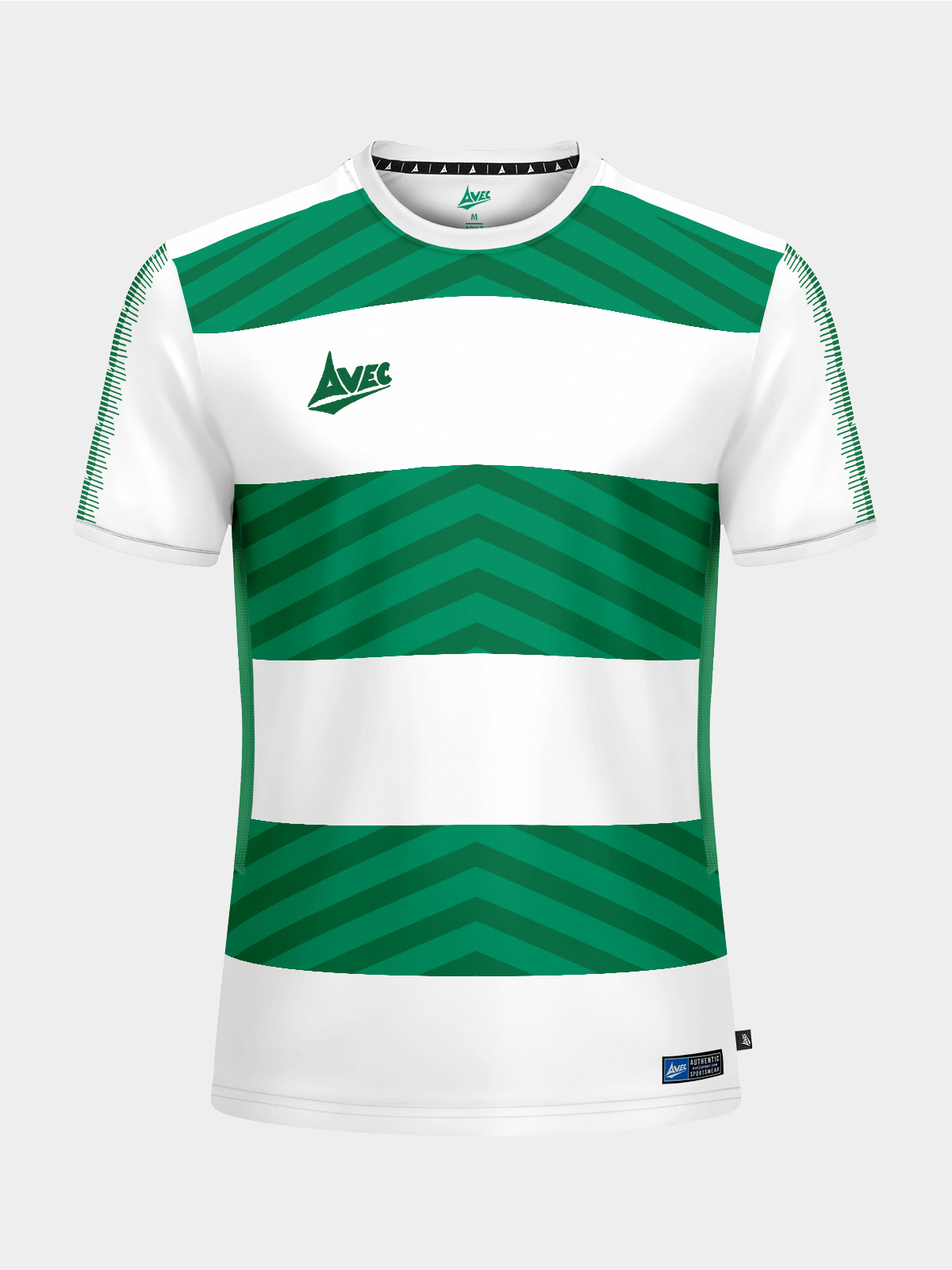 picture of team id pro hoop - green/white
