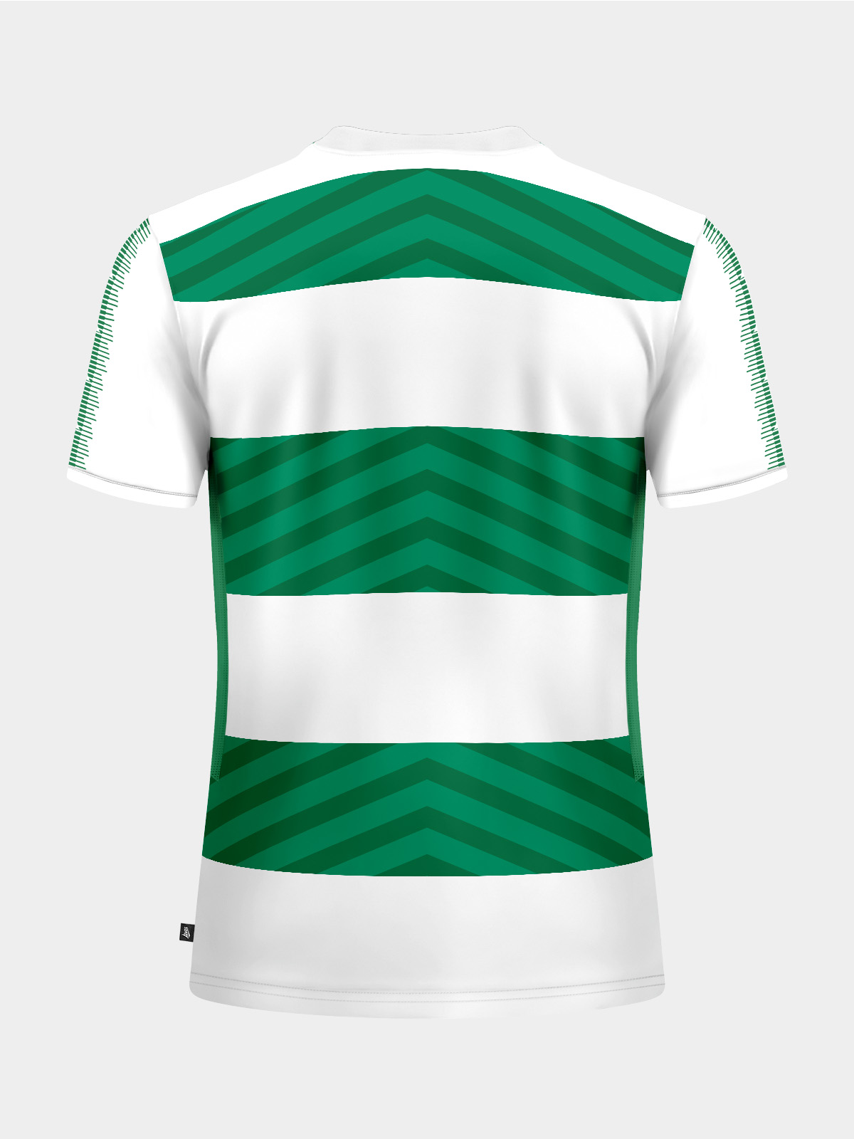 picture of team id pro hoop - green/white
