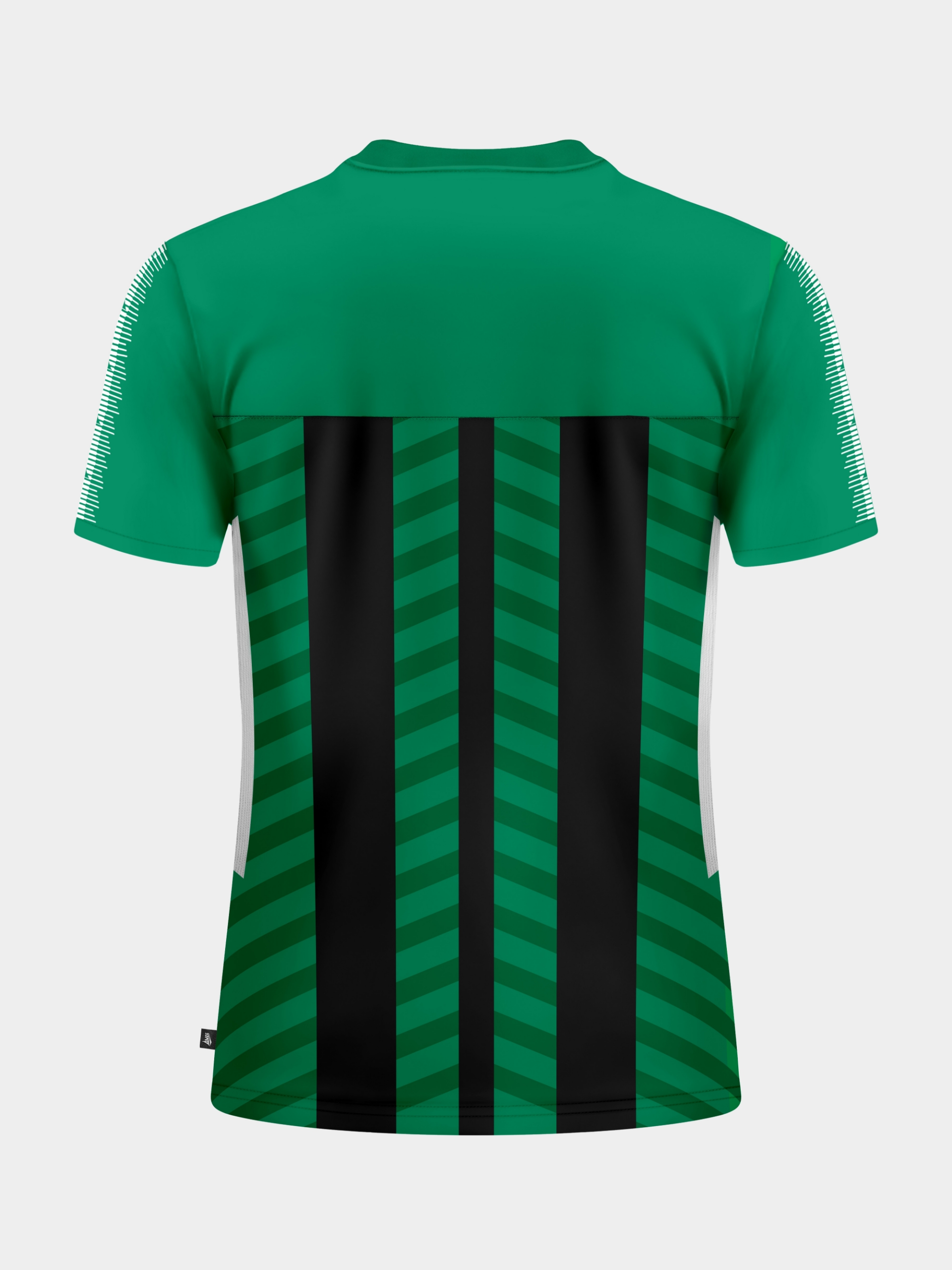 picture of team id pro stripe jersey - green/black
