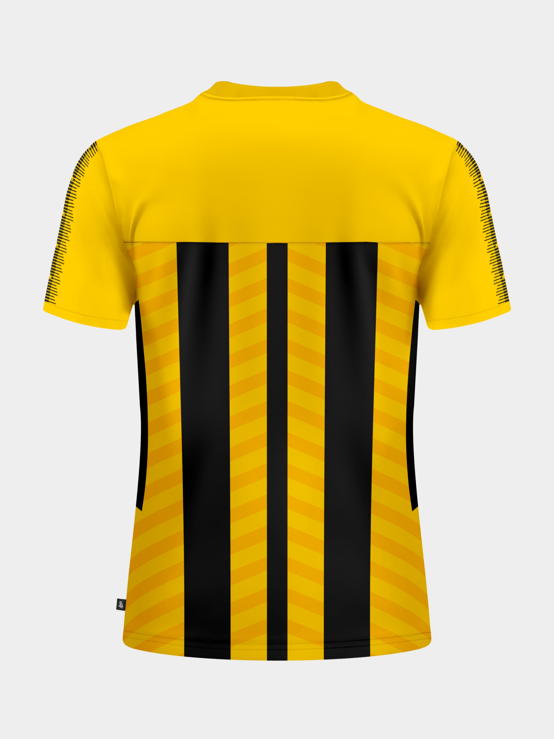 picture of team id pro stripe jersey - yellow/black
