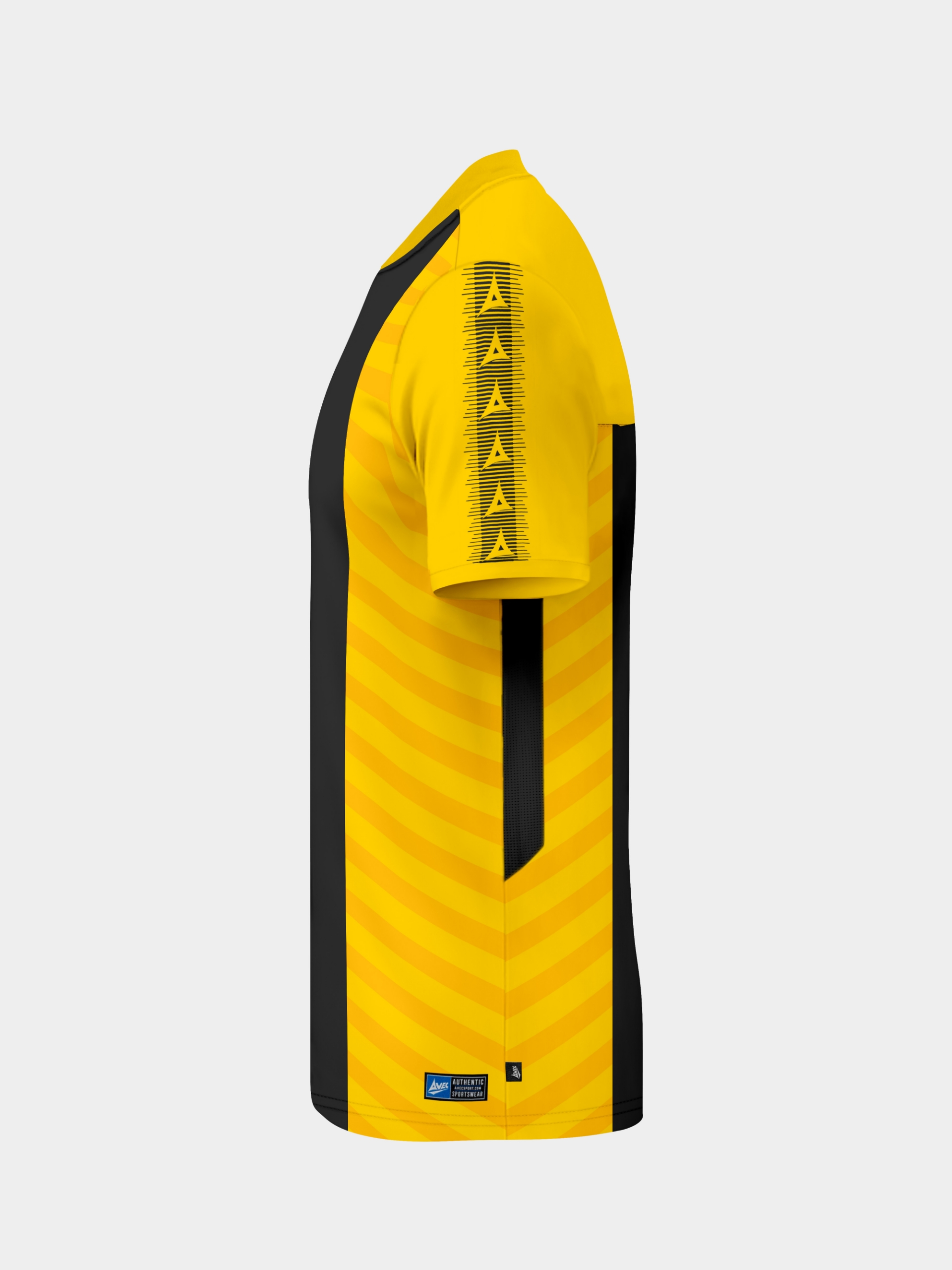 picture of team id pro stripe jersey - yellow/black