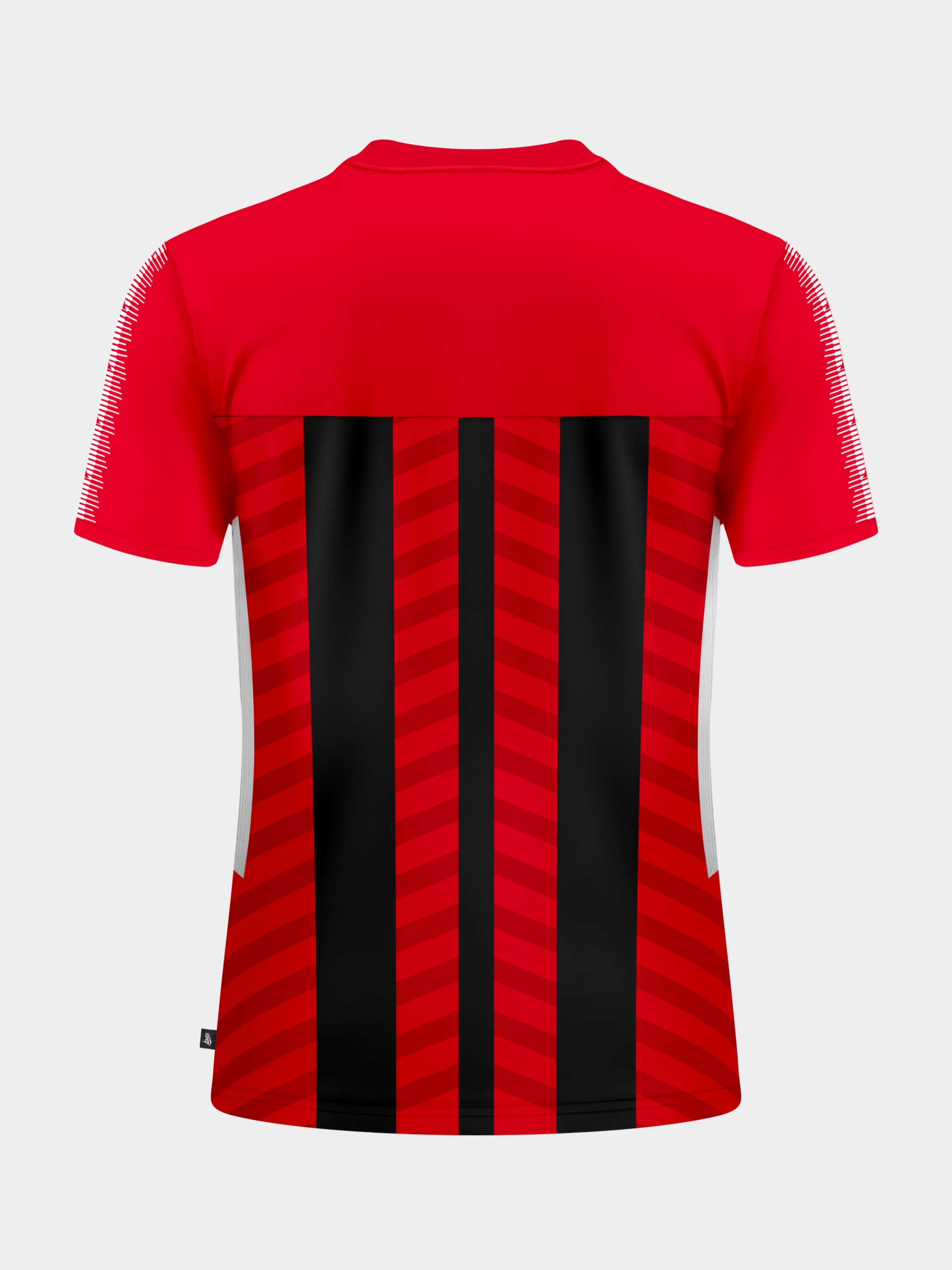 picture of team id pro stripe jersey - red/black