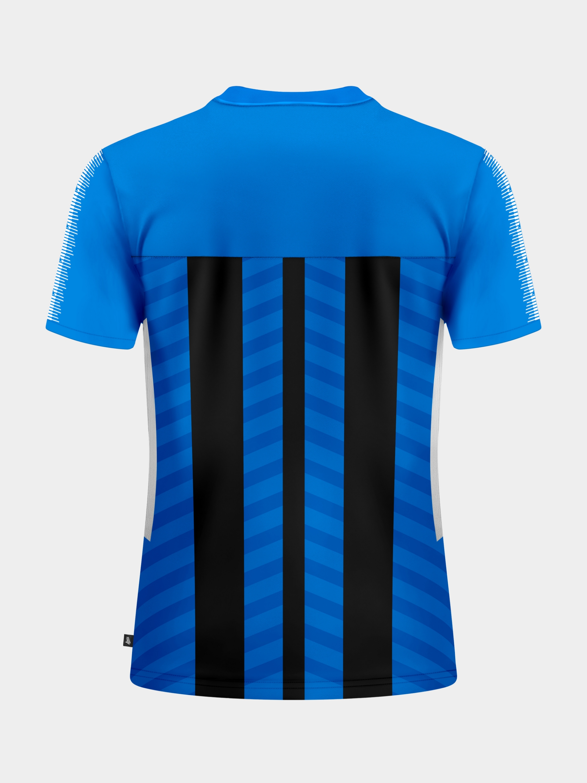 picture of team id pro stripe jersey - royal/black