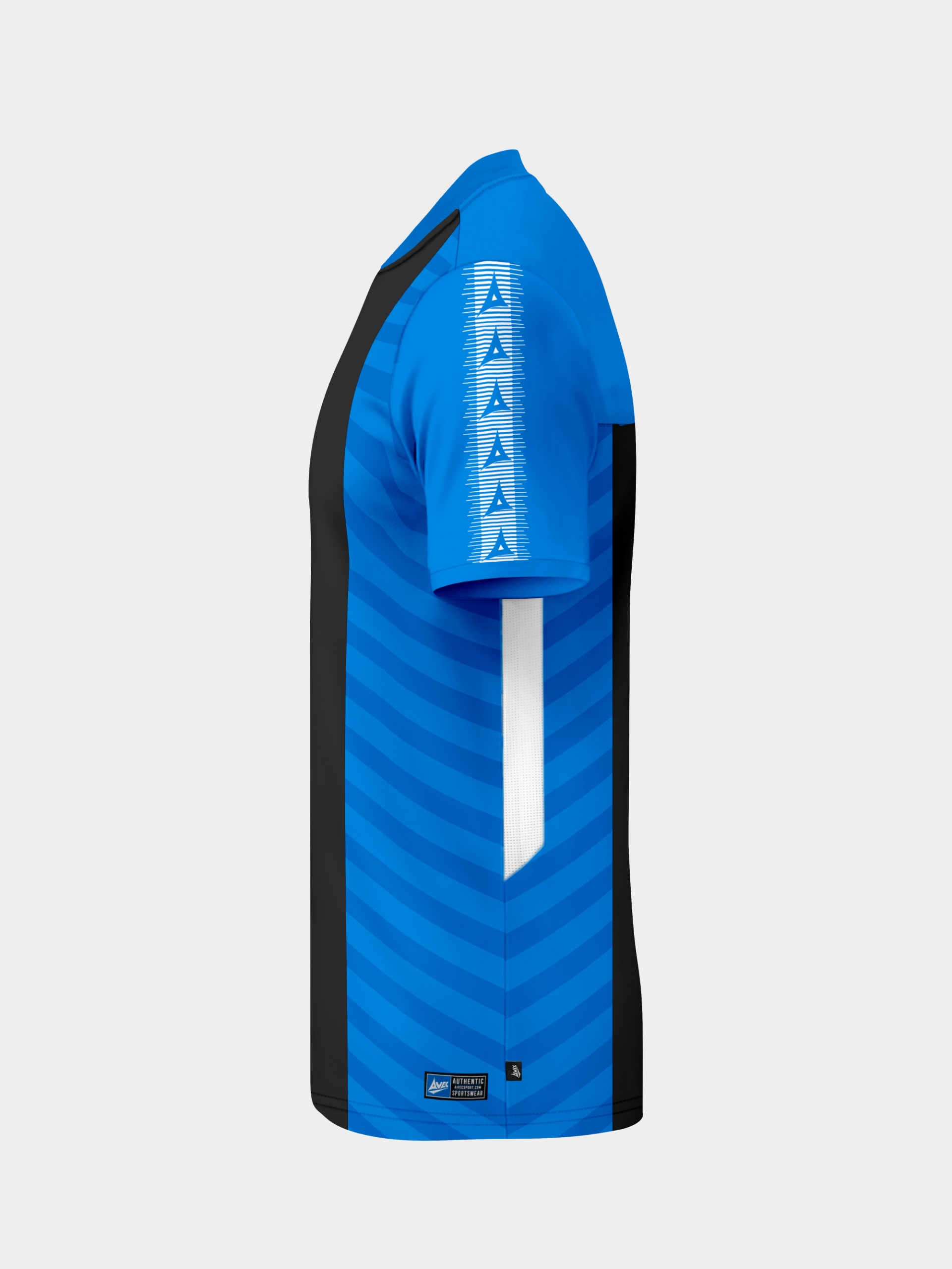 picture of team id pro stripe jersey - royal/black