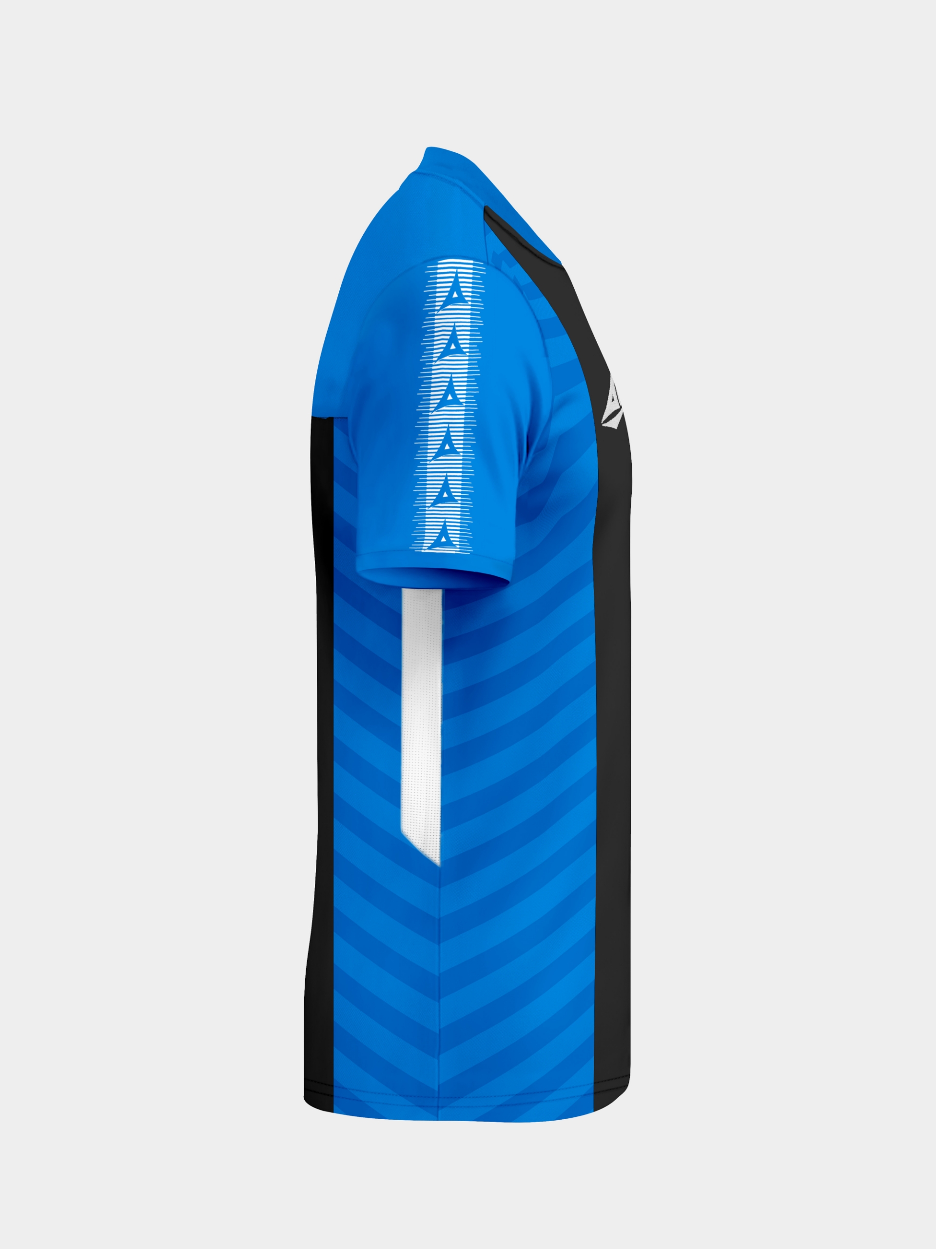 picture of team id pro stripe jersey - royal/black