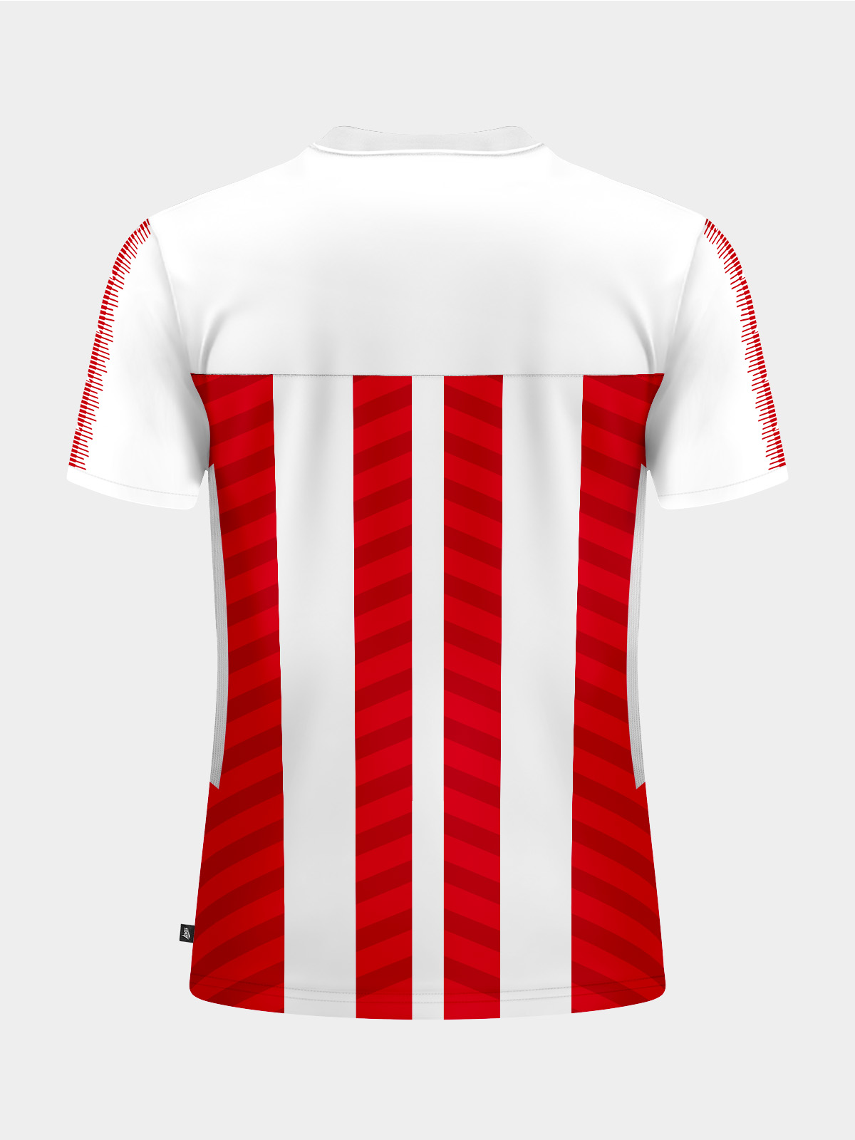 picture of team id pro stripe jersey - white/red