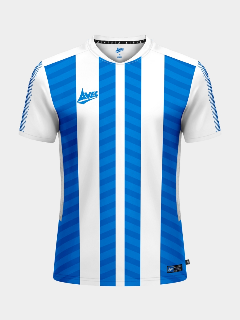 Picture of TEAM ID PRO STRIPE JERSEY - WHITE/ROYAL