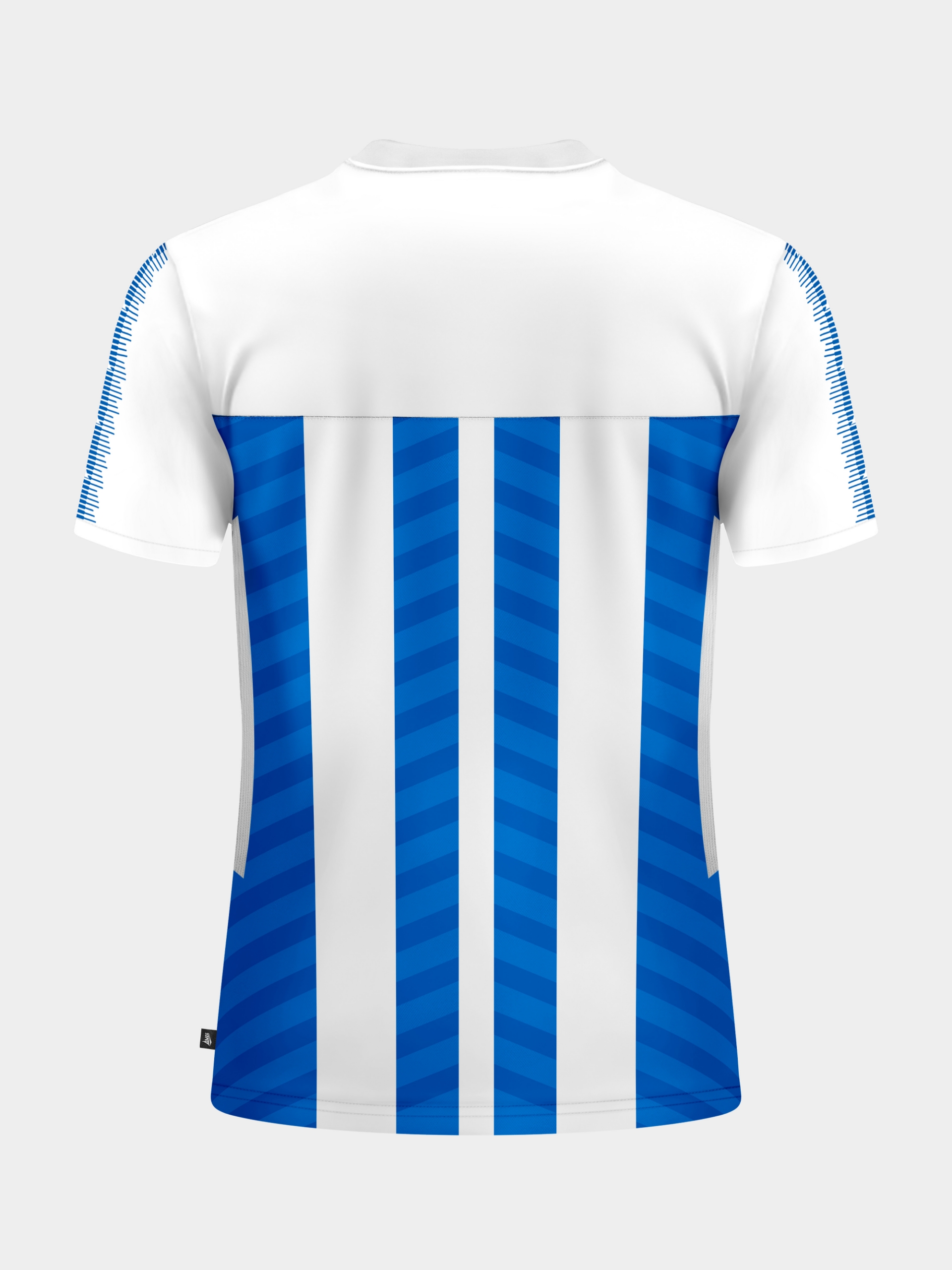 picture of team id pro stripe jersey - white/royal