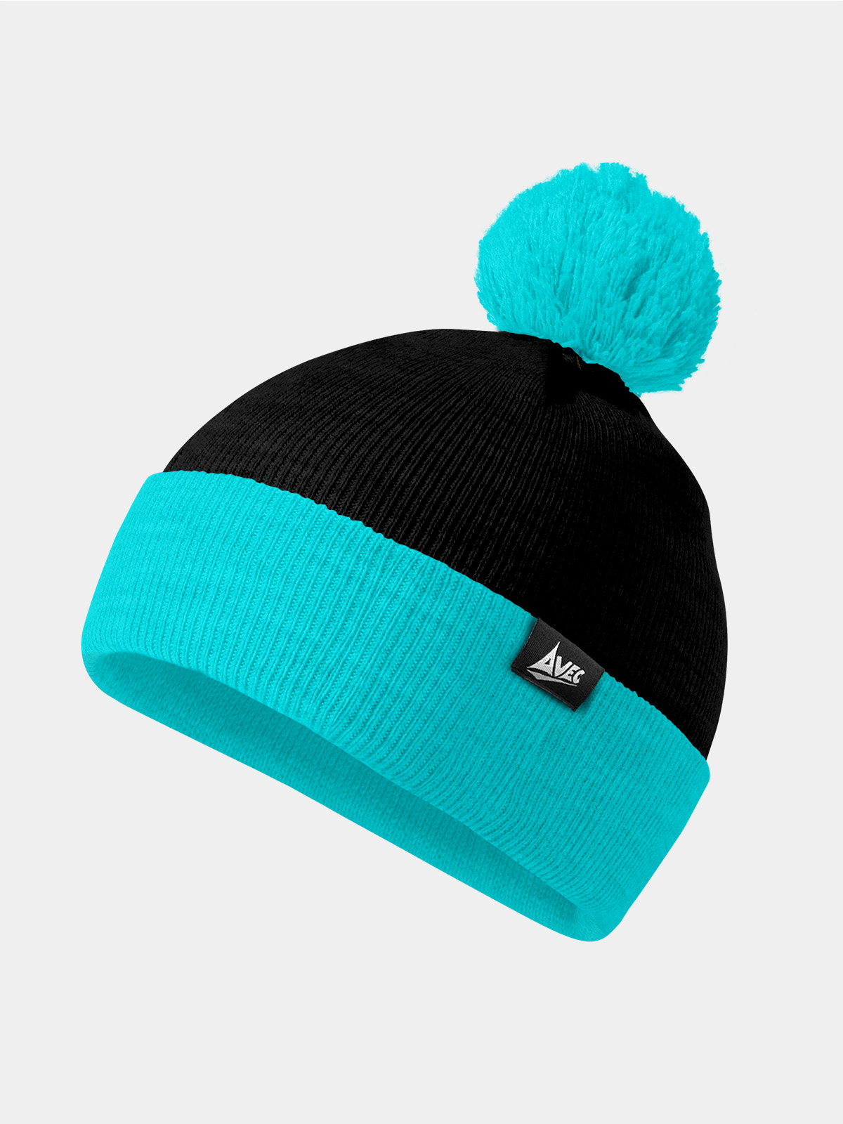 picture of bobble hat - black