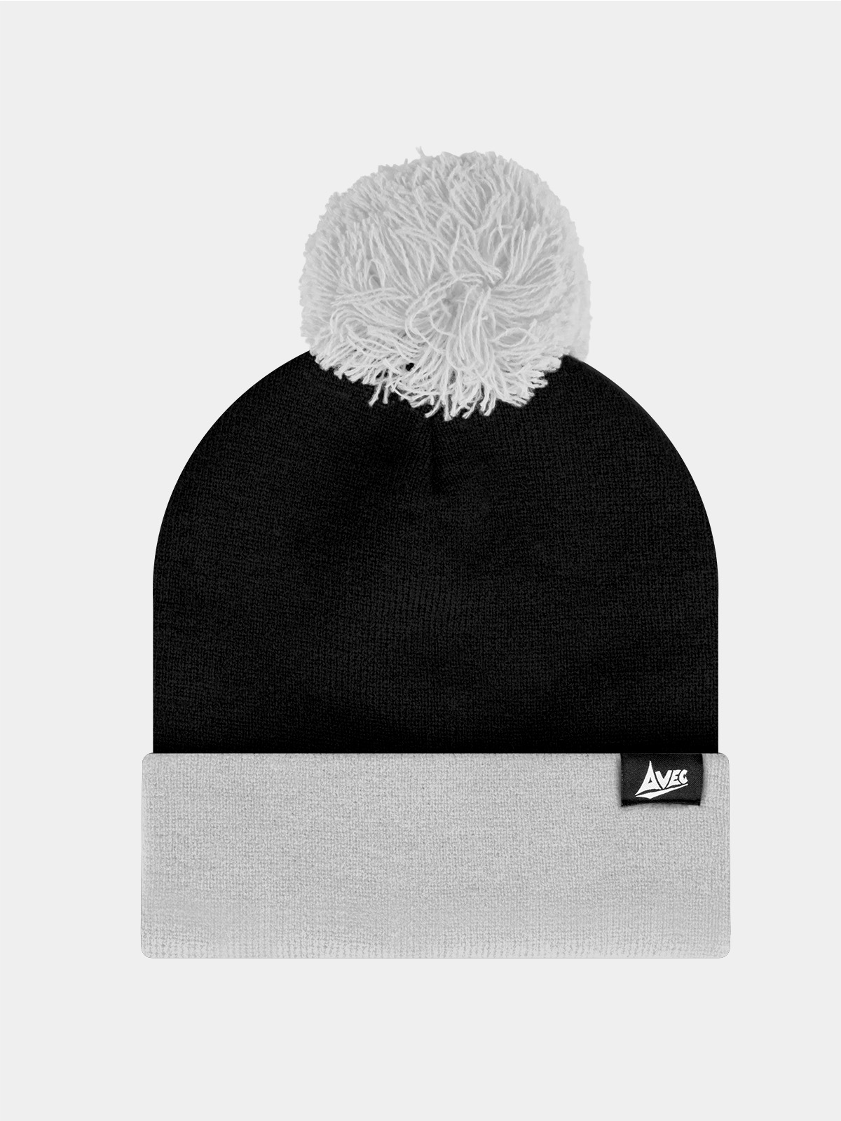 picture of bobble hat - grey