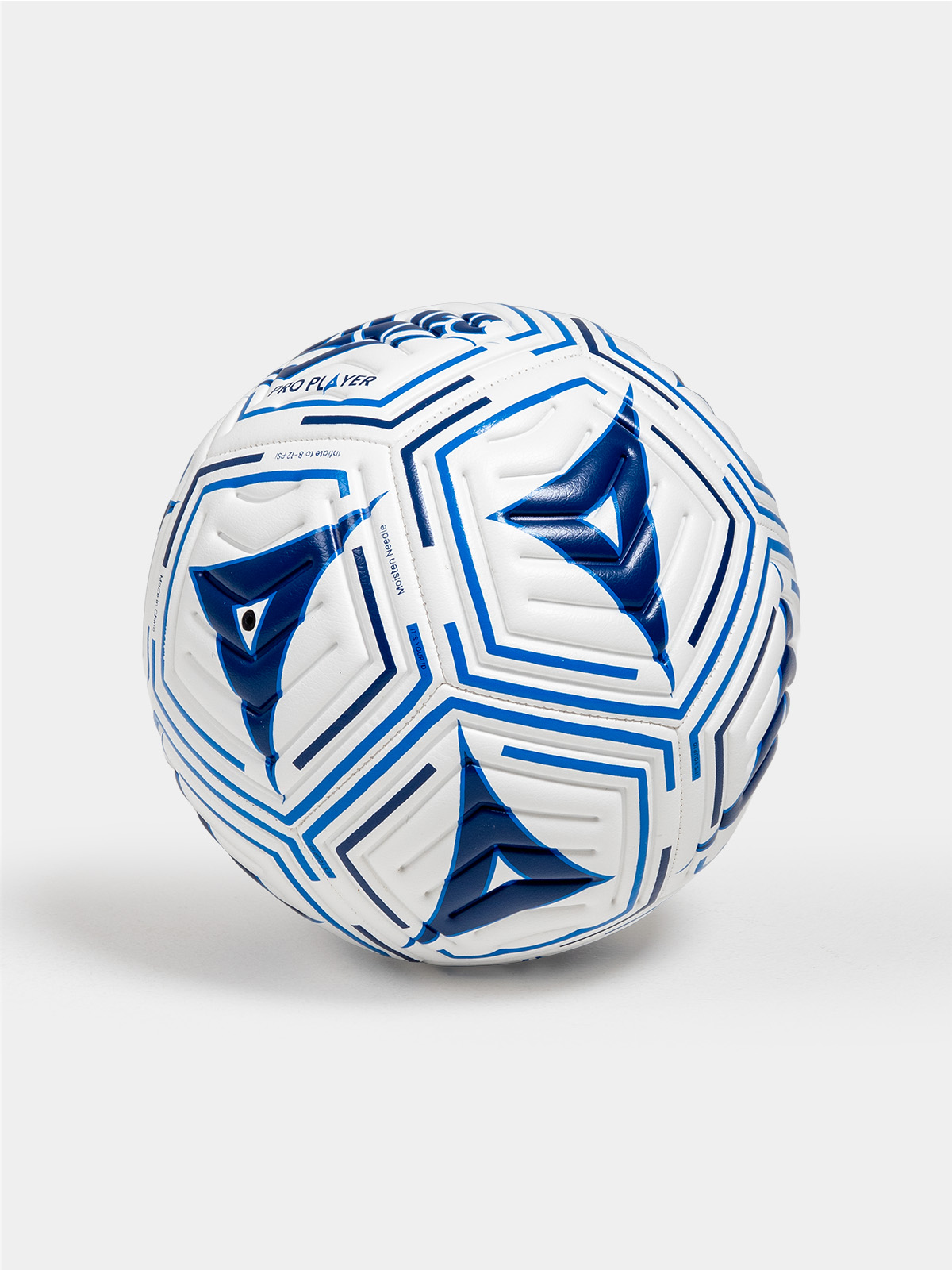 avec sport match football – white and blue design
