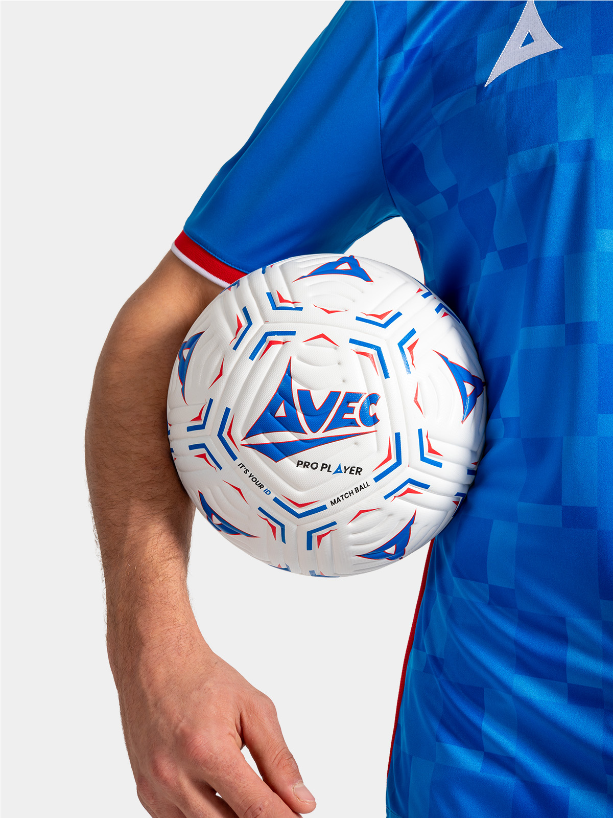 picture of match football - royal/red