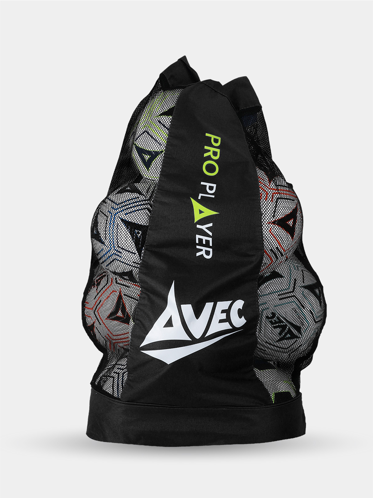 	avec sport football carrier holding multiple match balls for training and matchdays