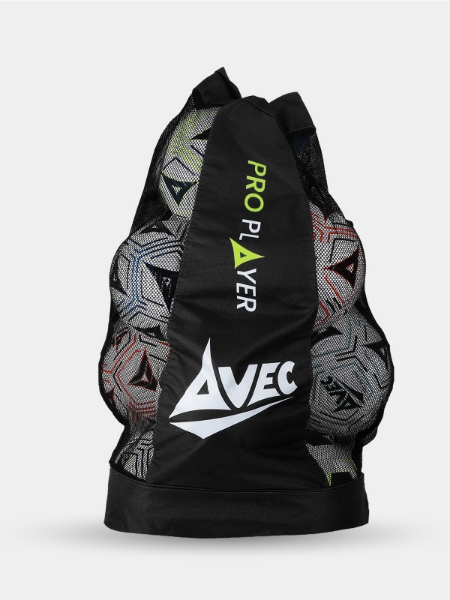 	Avec Sport football carrier holding multiple match balls for training and matchdays
