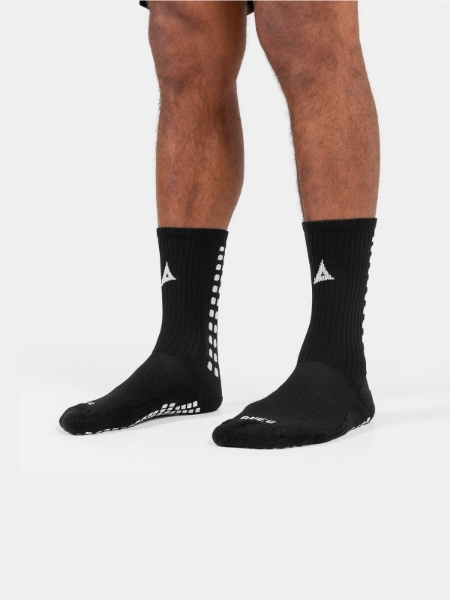 Football grip socks with advanced anti‑slip pattern for match and training performance