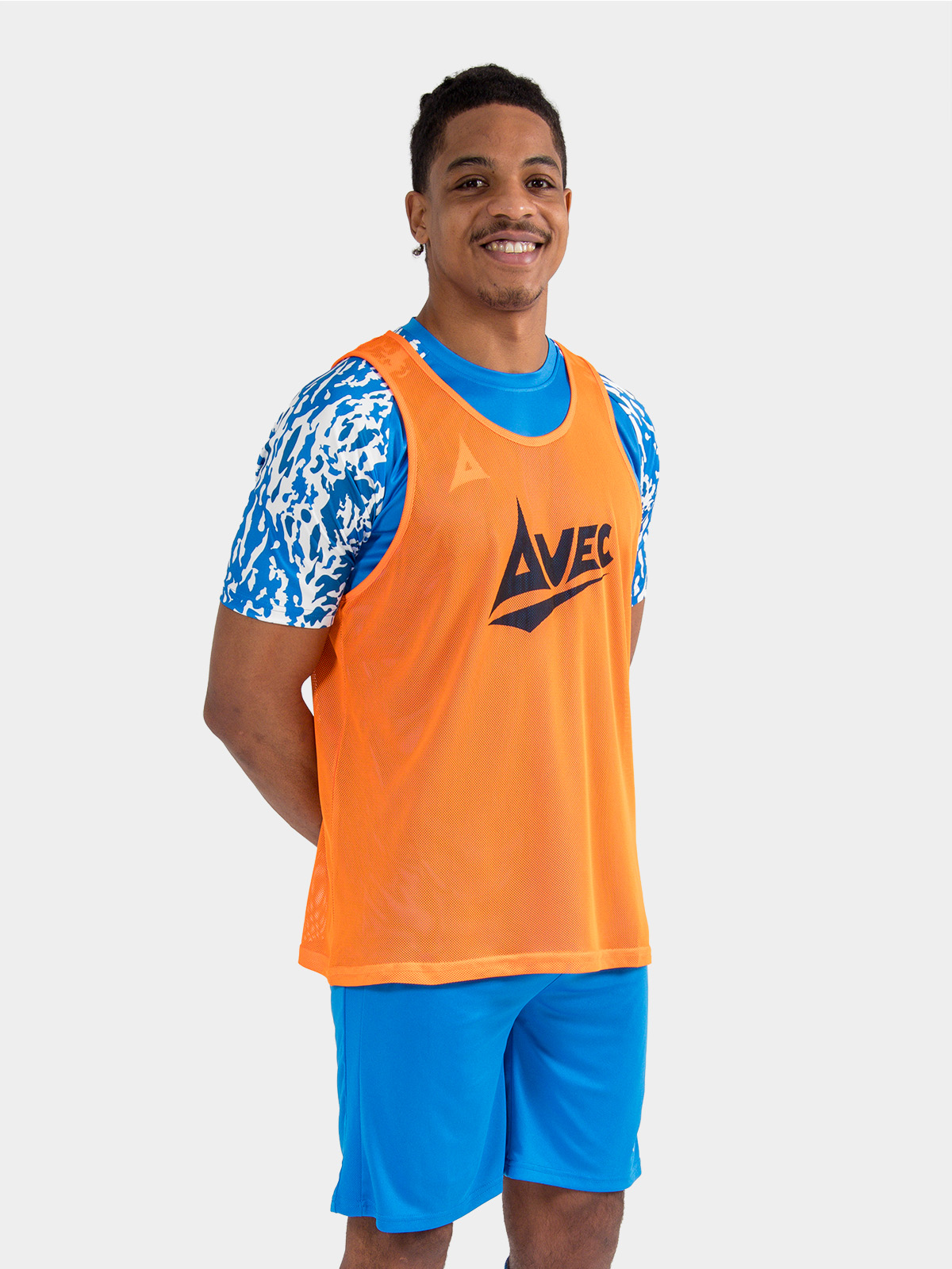 picture of training bib - neon orange
