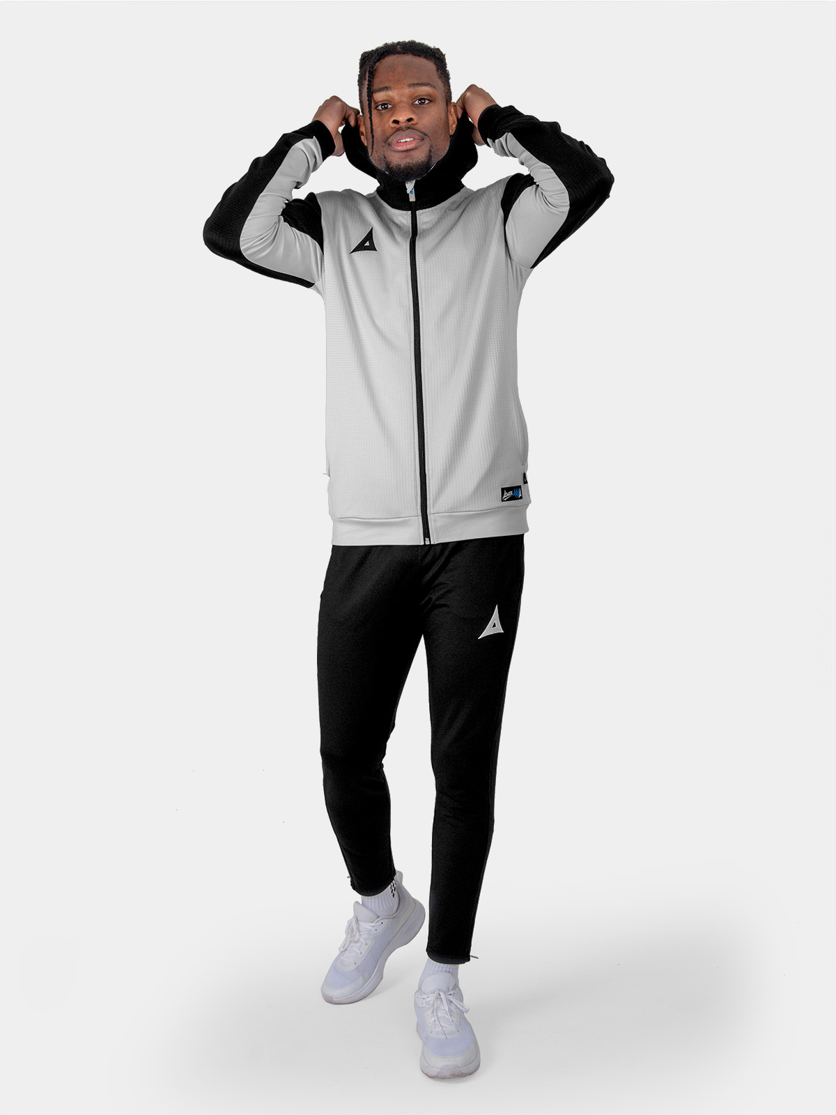 picture of pro player fz hooded jacket - grey