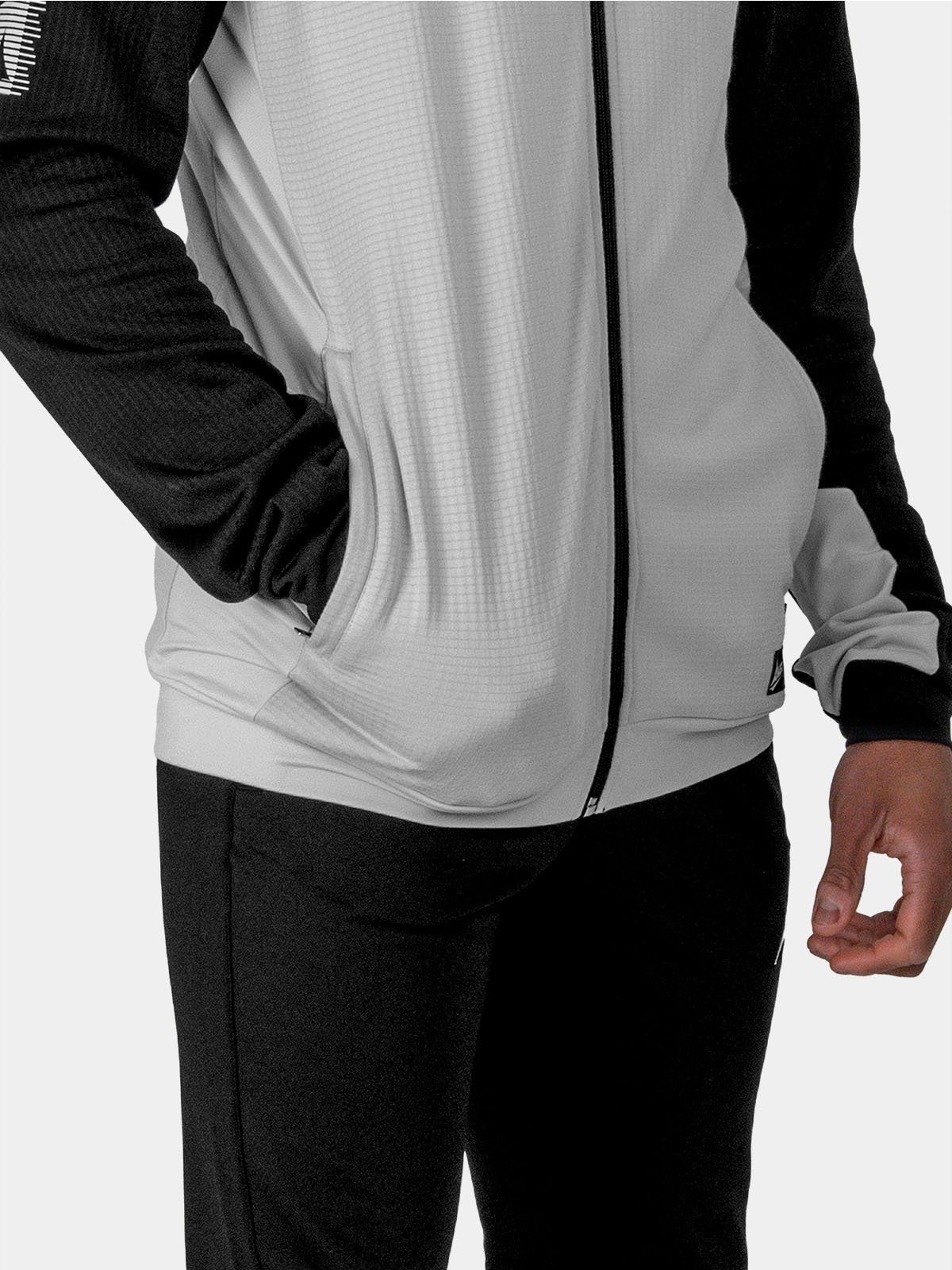 picture of pro player fz hooded jacket - grey